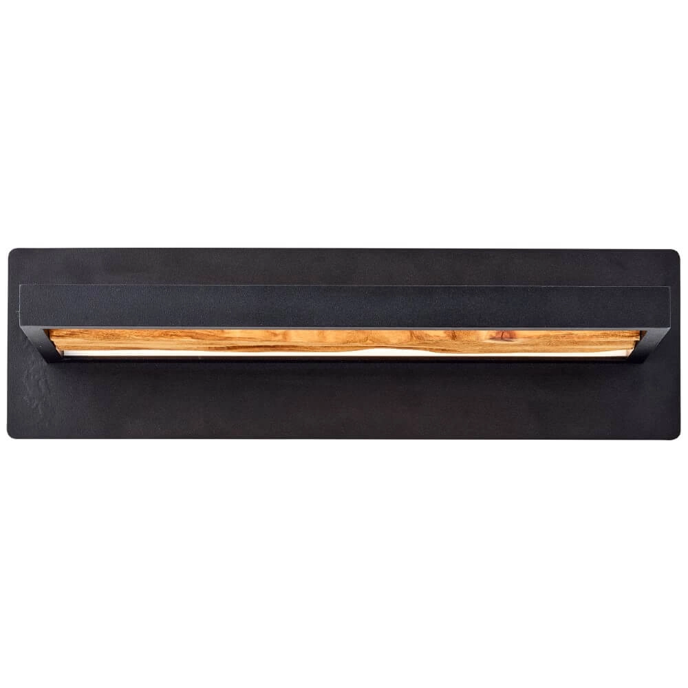 Lampe de chevet LED Chaumont avec du bois Brilliant 4004353411779