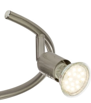 Spot à 3 lumières en saillie Loona gris Brilliant 4004353253362