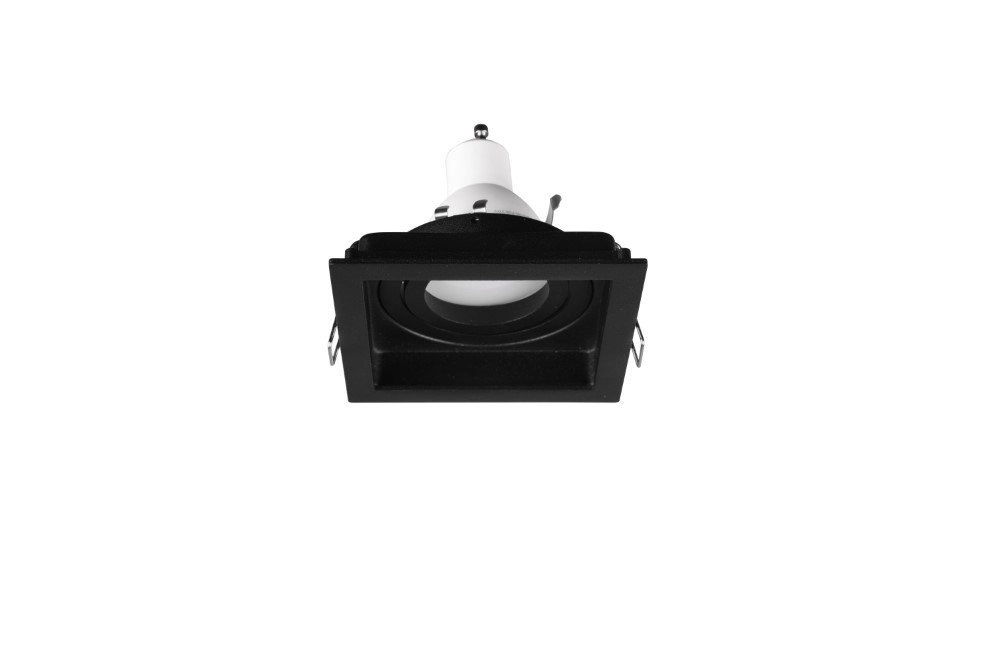 Projecteur orientable Kenai GU10 carré noir Trio 4017807455977
