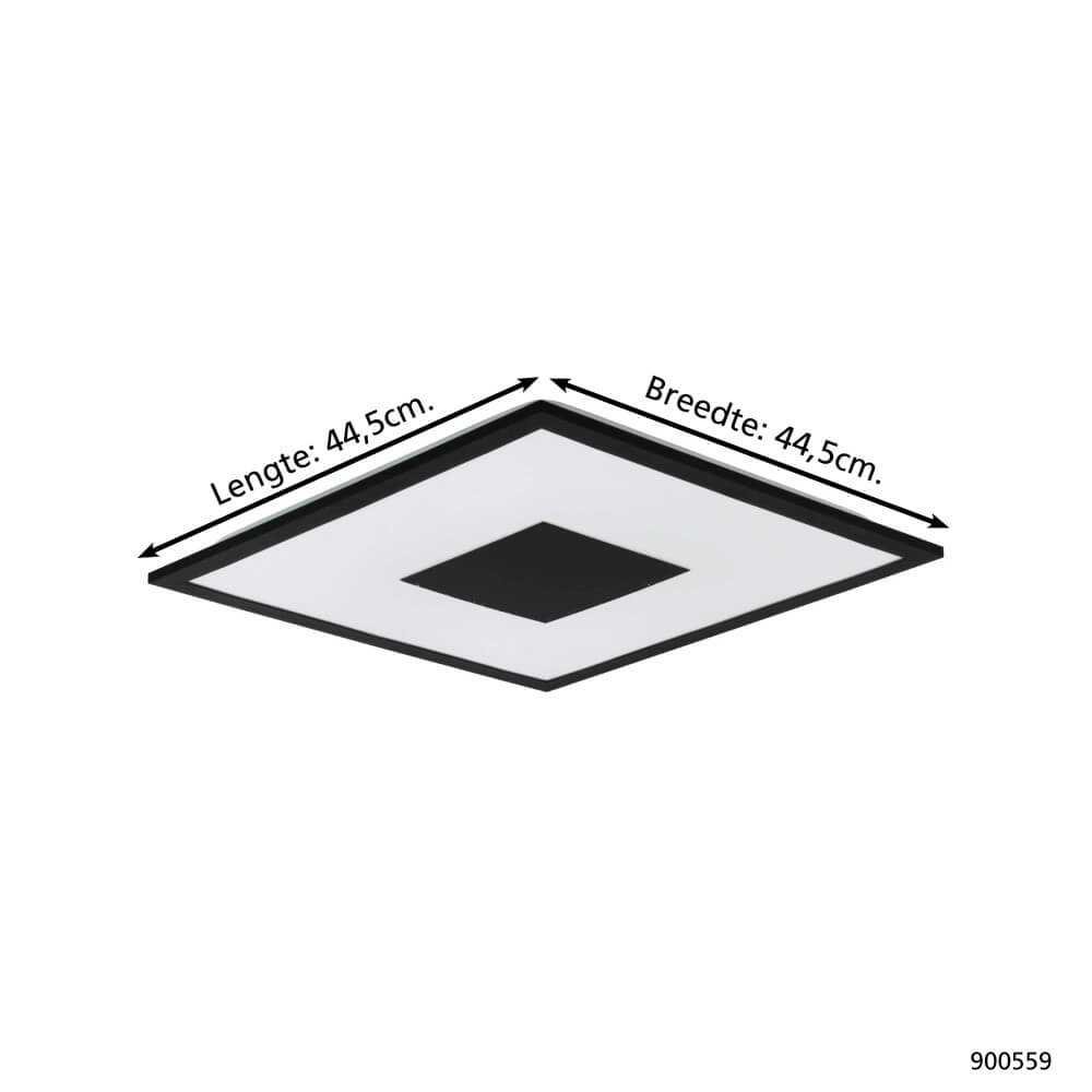 Plafonnier moderne Marmorata 45 par 45 cm Eglo 9008606244621