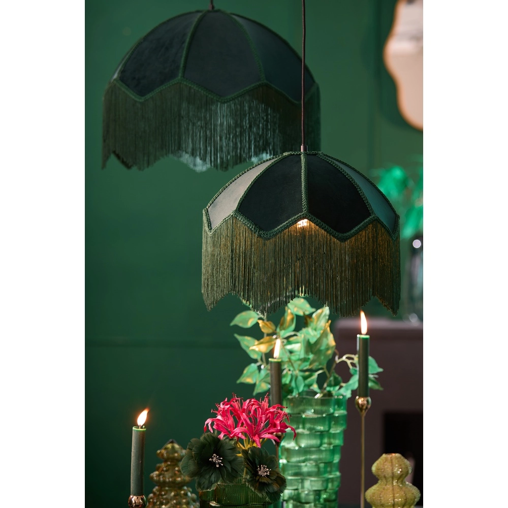 Lampe suspendue Malacia Ø 40cm - vert velouté Light & Living 8717807759261