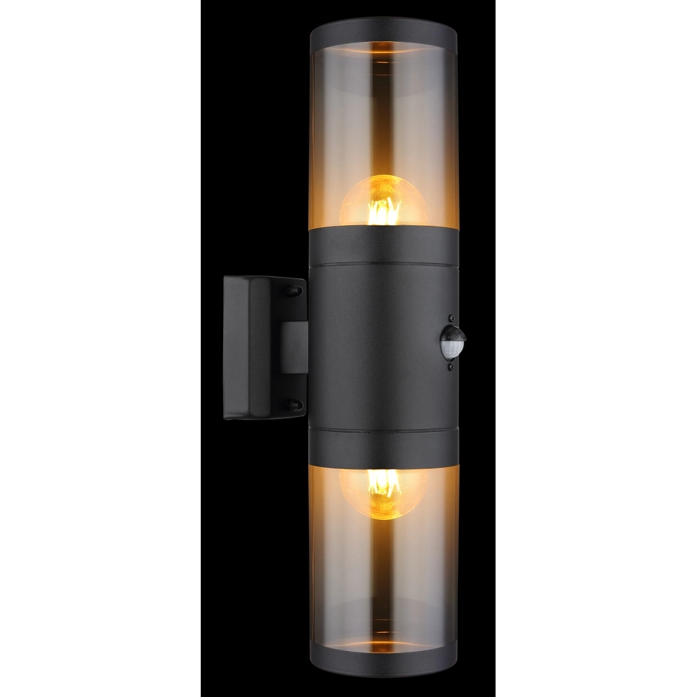 Lampe murale moderne Xeloo Noir avec capteur Globo 9007371435289
