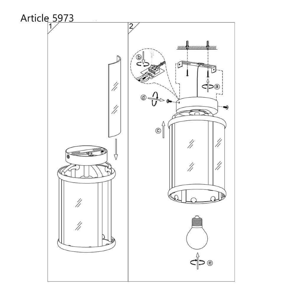 Lampe de plafond Pimpernel Steinhauer 8712746051964