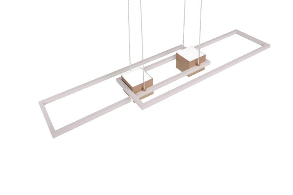 Lampe suspendue LED pour bureau Albany cuivre rouge Trio 4017807610352