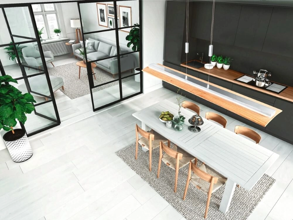 Lampe suspendue LED Shine-Wood dirigé Fischer & Honsel 4003694610780