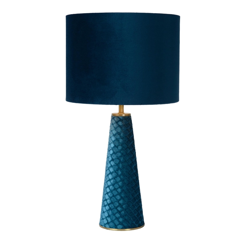 Lampe de table Extravaganza Velvet bleu