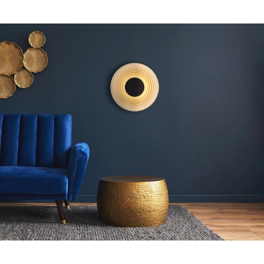 Lampe murale dorée Janell Noir Globo 9007371578412