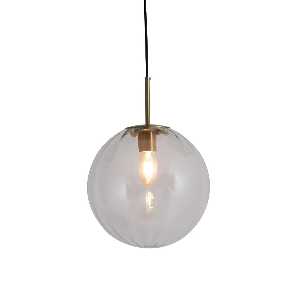 Lampe suspendue Magdala Ø 30 cm de fumée Light & Living 8717807636265