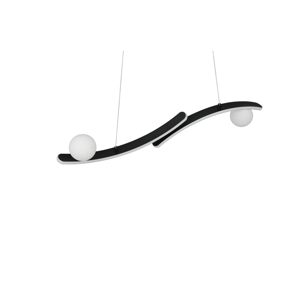 Lampe pendante de conception Napoli Noir Trio 4017807683462