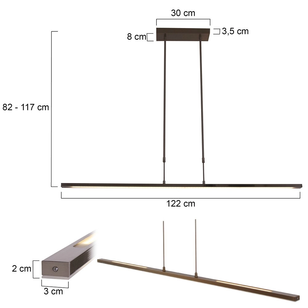 Lampe à suspension LED Zelena Steinhauer 8712746123319