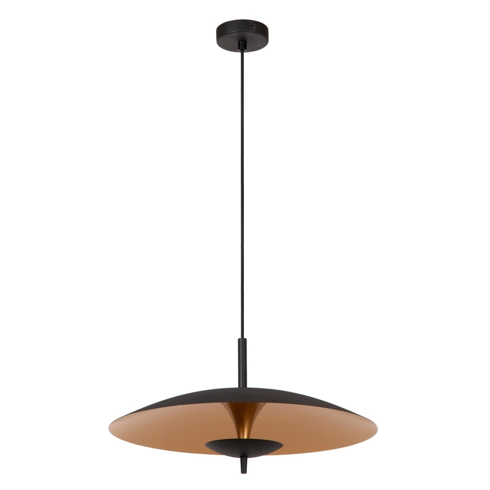 Lampe pendante de conception Vulcan Or avec noir