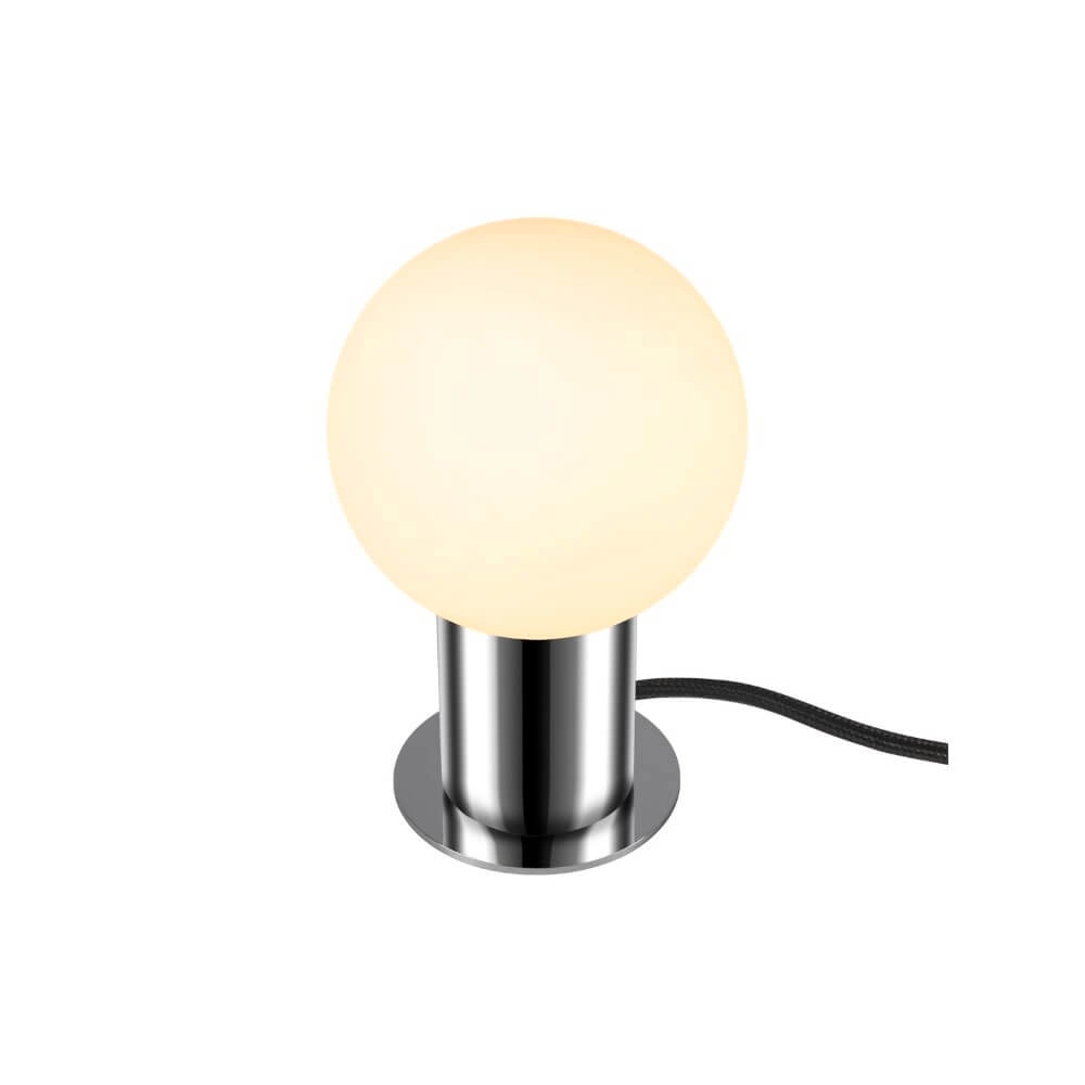 Lampe de table sphère Varyt chromé - Ø 12cm