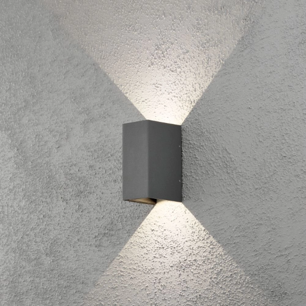 LED lampe d'extérieur Cremona Up - Down 2x3w - 3000K 17cm anthracite KonstSmide 7318307940374