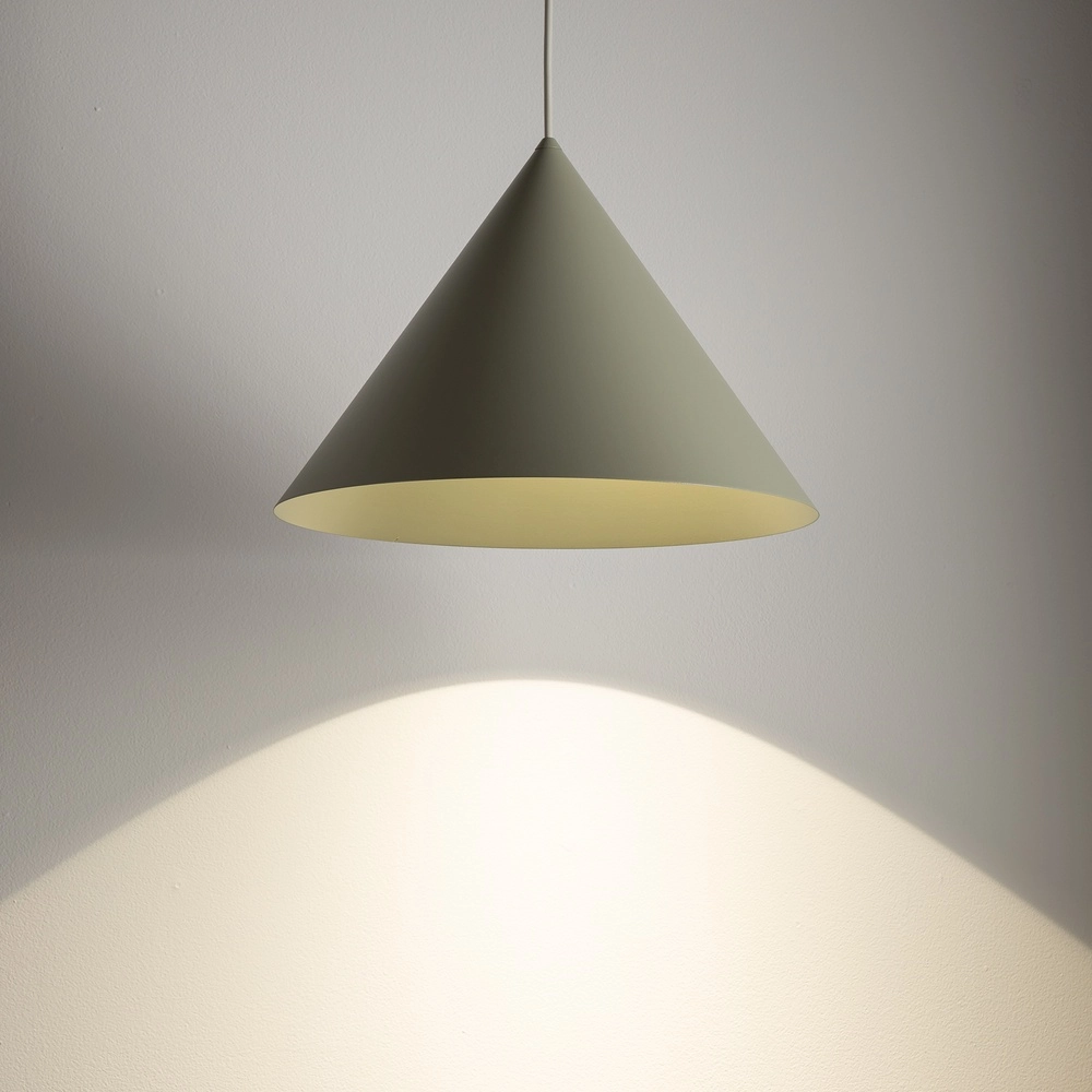 Lampe pendante de conception Zenith vert sauge Ø 35cm Lyora 5903139114851