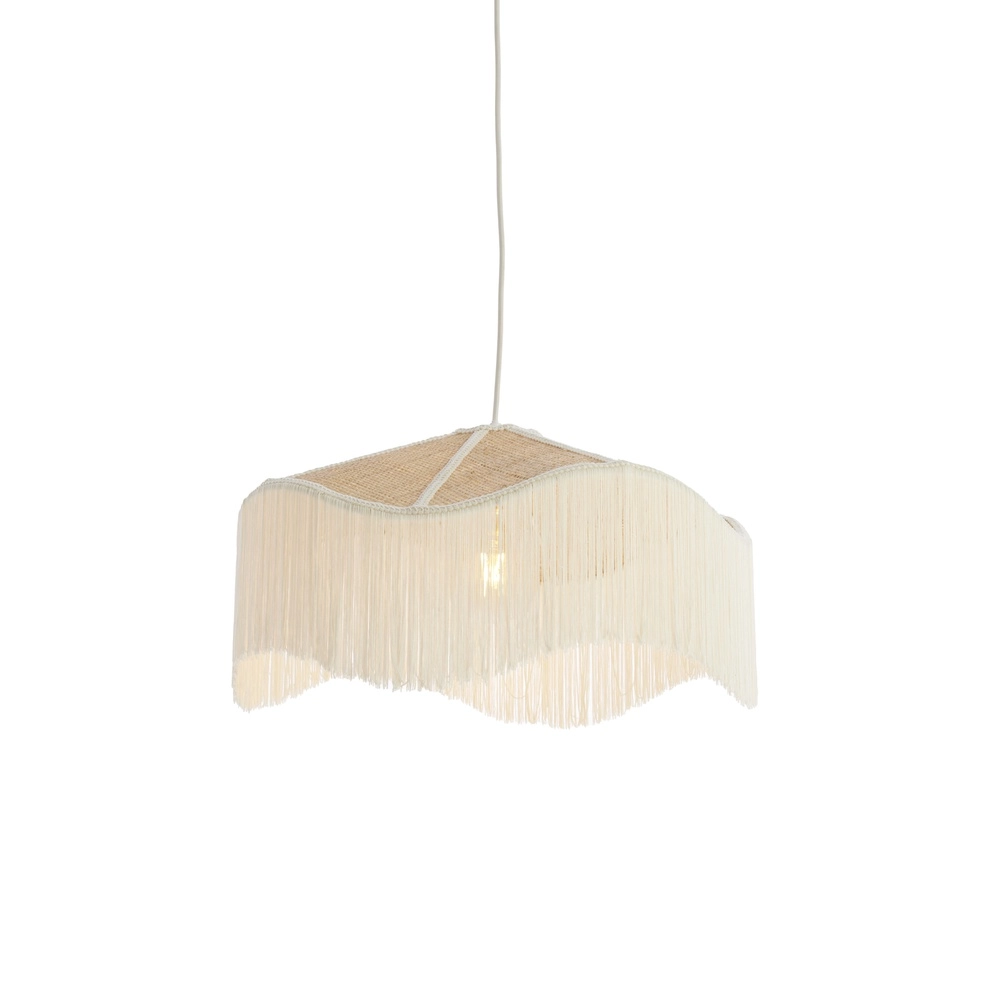Lampe suspendue Tiffany blanc Ø 50cm Light & Living 8717807831752