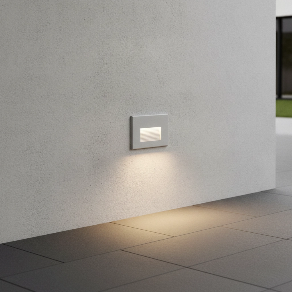 Lumière encastrée Polka 12cm blanc