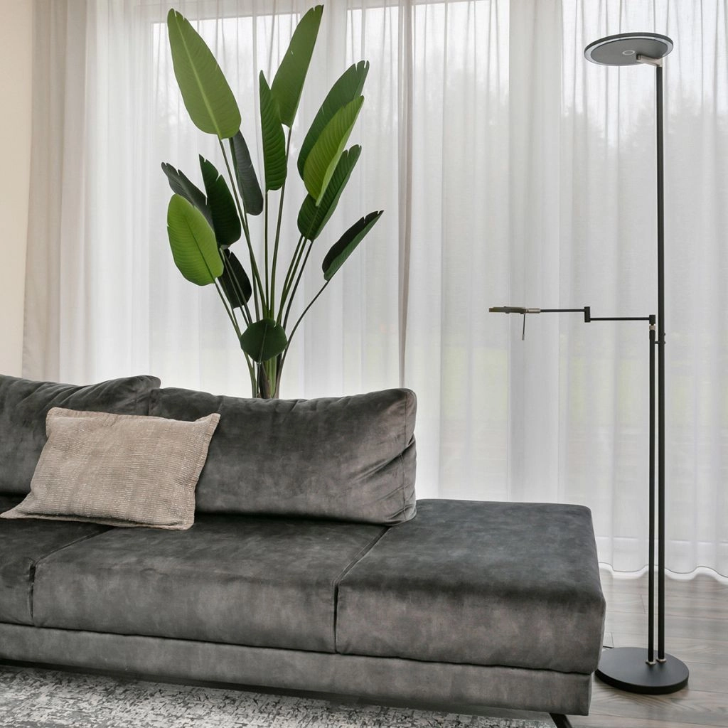 Lampe de lecture moderne Turound Noir Steinhauer 8712746132106