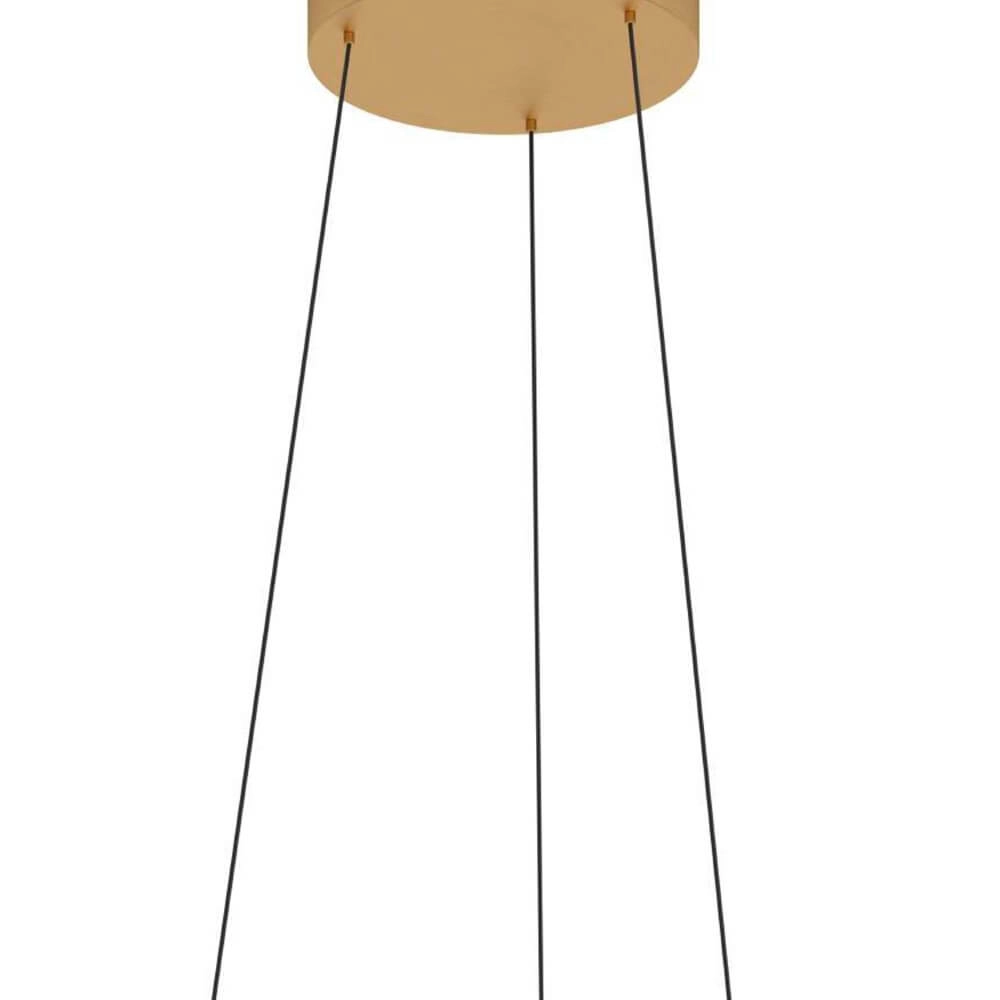 Lampe suspendue LED dorée Vallerosa Ø 58 cm Eglo 9008606277827