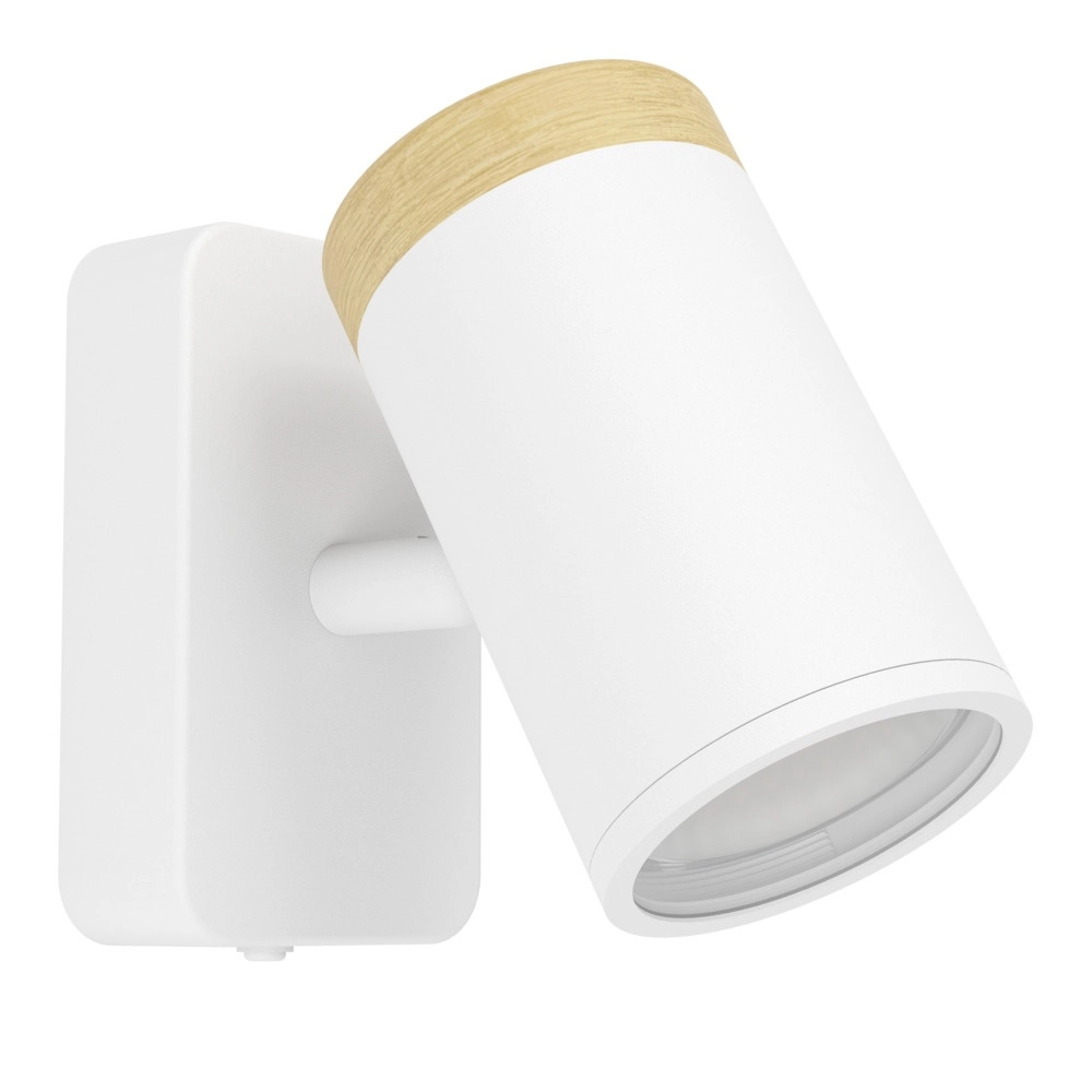 Applique murale Consuma Simple blanc avec bois