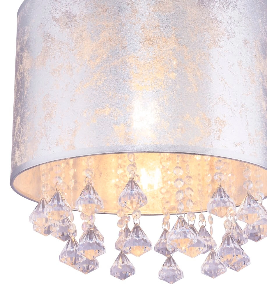 Plafonnier Ø 40cm Amy I avec du cristal Globo 9007371366972