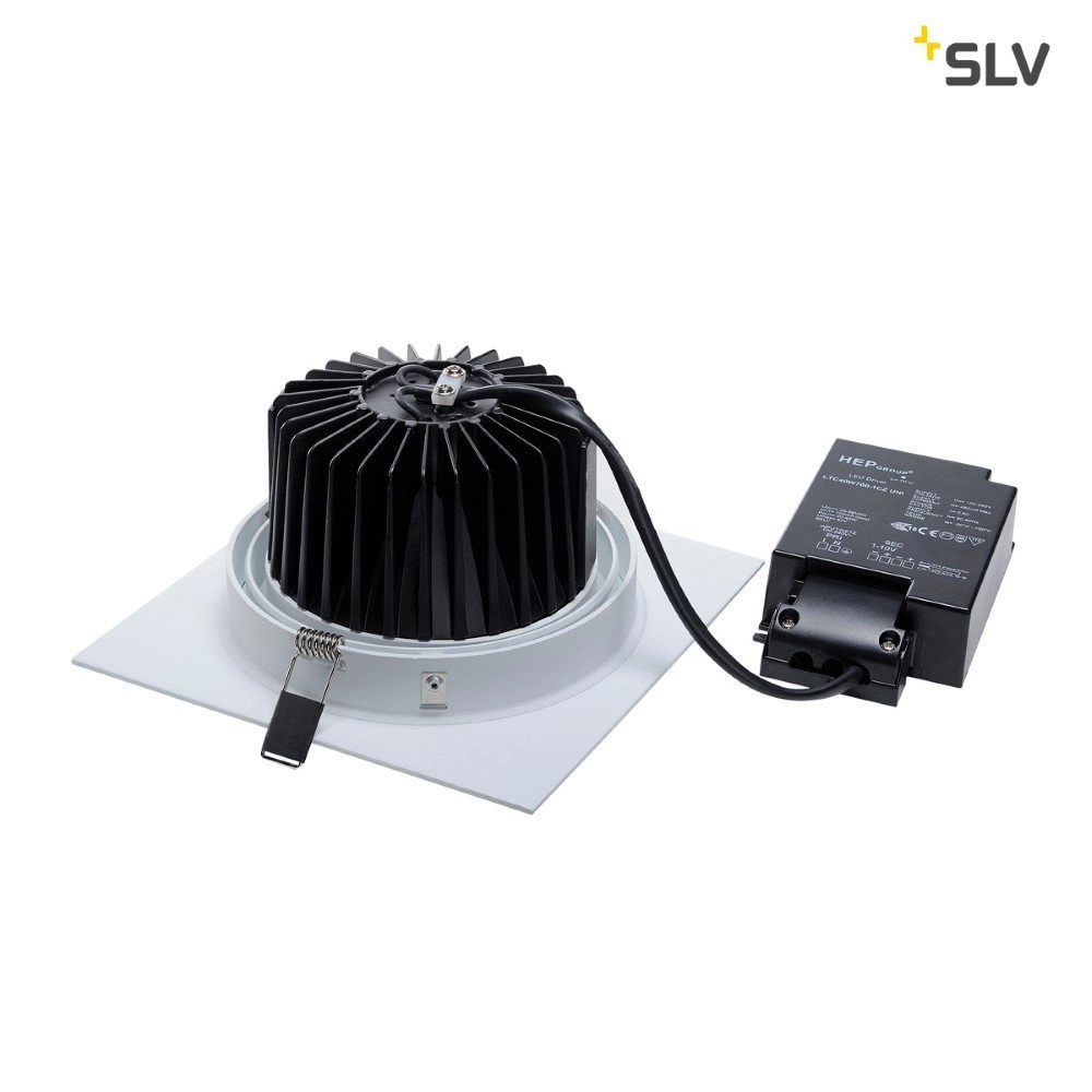 Spot de plafond LED New Tria DL Set Square 18 cm 2700K - blanc SLV 4024163151801