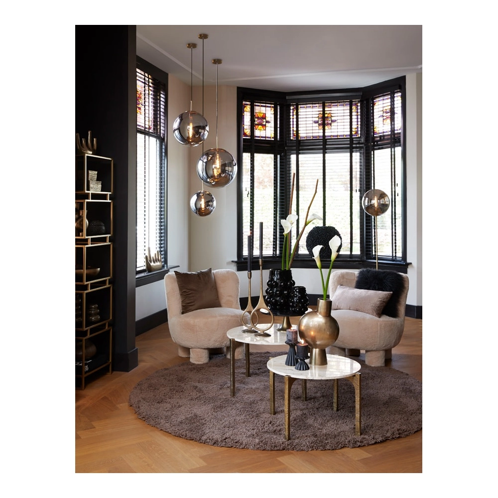 Lampe suspendue Medina Ø 40cm noir Light & Living 8717807640620
