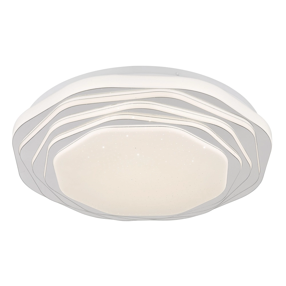 Lampe de plafond à design Flordelis blanc Ø 38cm Globo 9007371507702