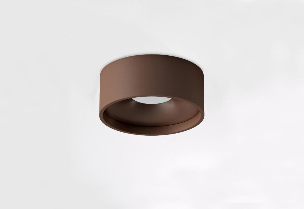 Éclairage de plafond de salle de bain Oran Ø 12cm - Bronze brossé Artdelight 8720701103870