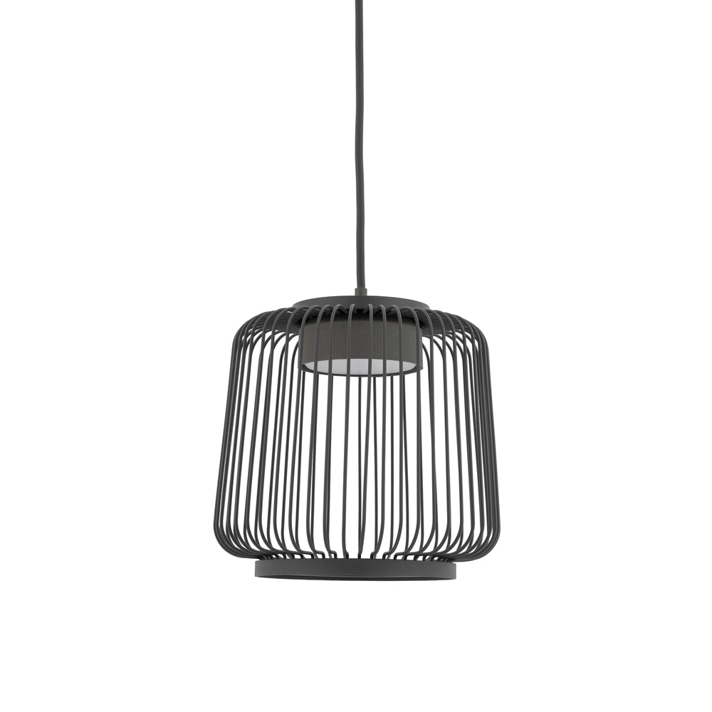Lampe cage Kenai Gris umbra Ø 18 cm Lyora 5903139122207