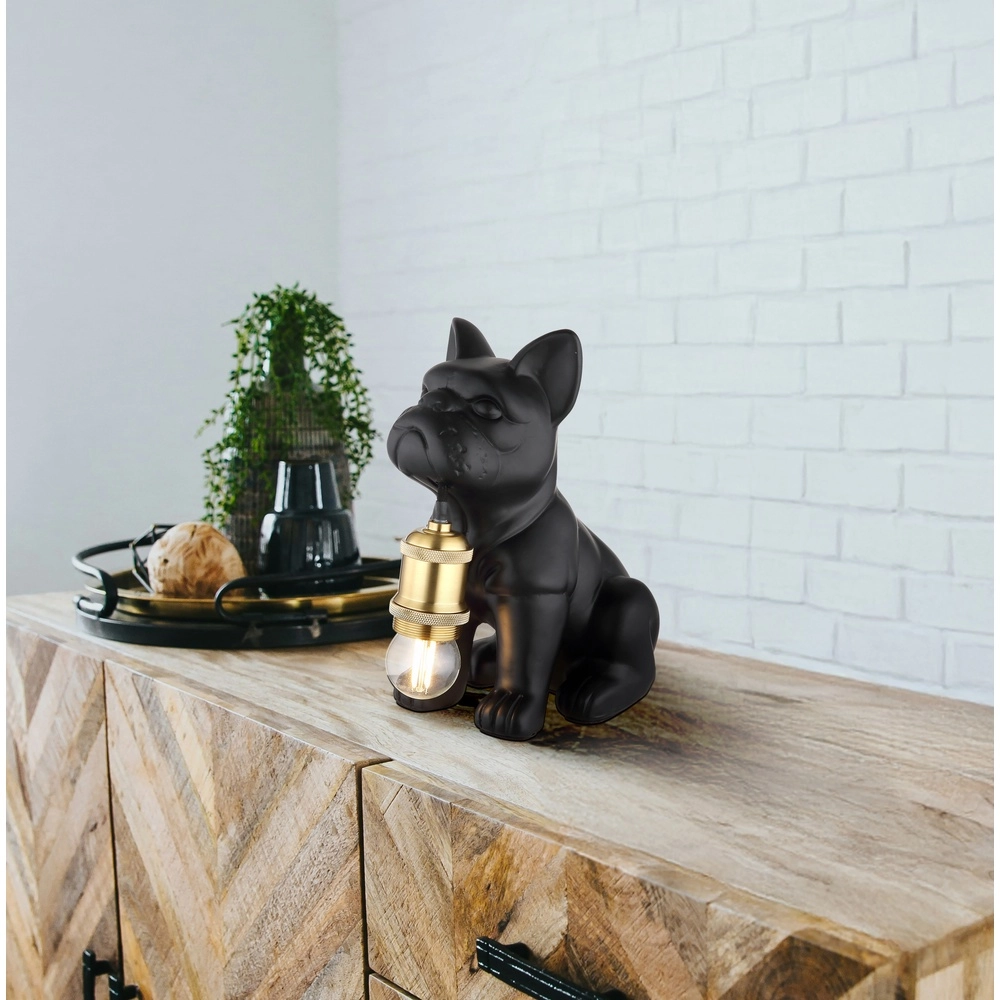 Lampe de table Dogo Noir de chien Globo 9007371569328