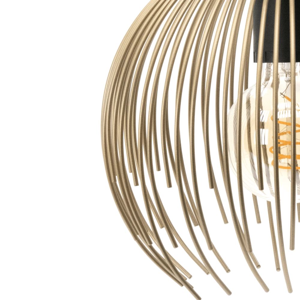 Lampe suspendue dorée Venezuela Ø 23,5 cm Eglo 9008606242788