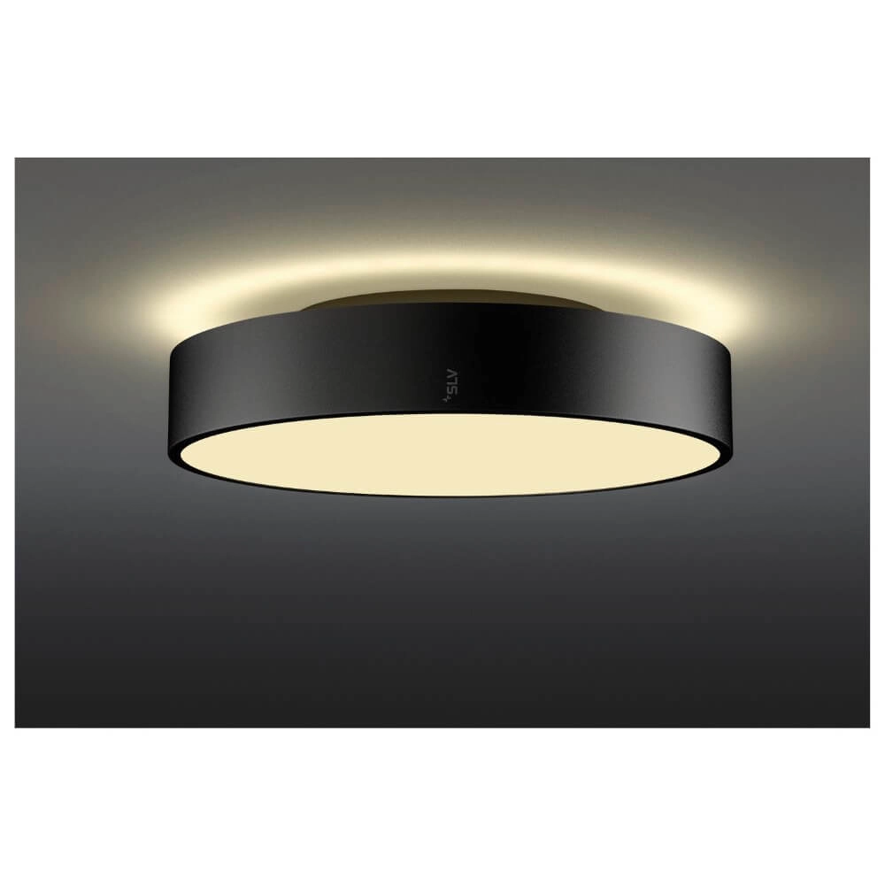 Plafonnier / Lampe suspendue Medo Pro 40 noir - CCT - 110g - Ø 38cm SLV 4024163276917