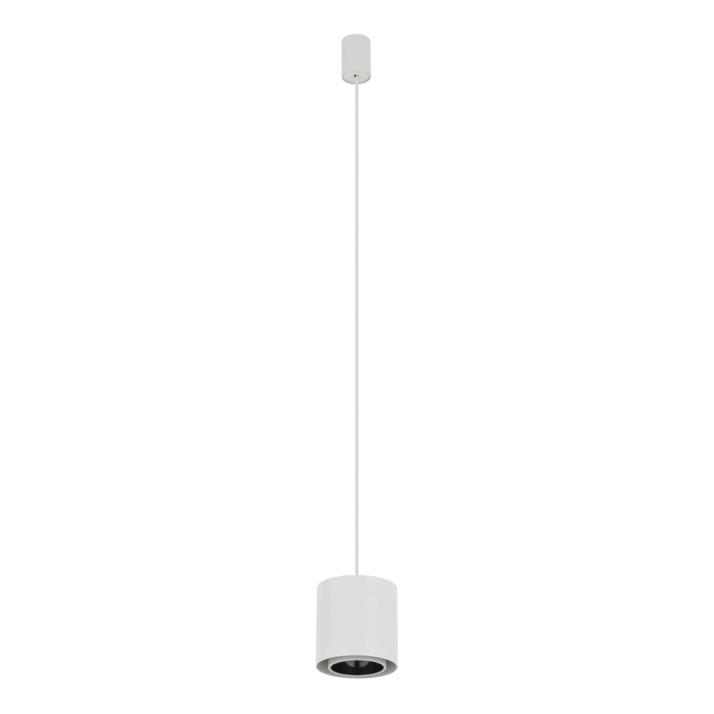 Lampe pendante moderne Point Duo blanc Ø 13cm