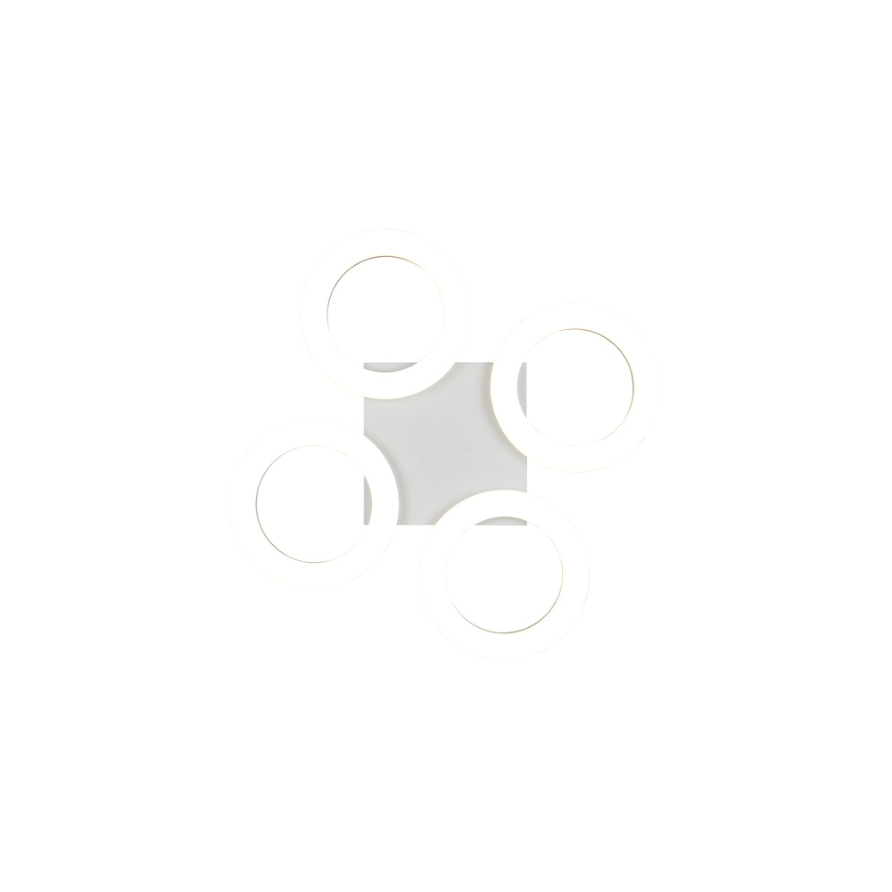 Lampe de plafond à design Cemi Rond blanc Trio 4017807704365
