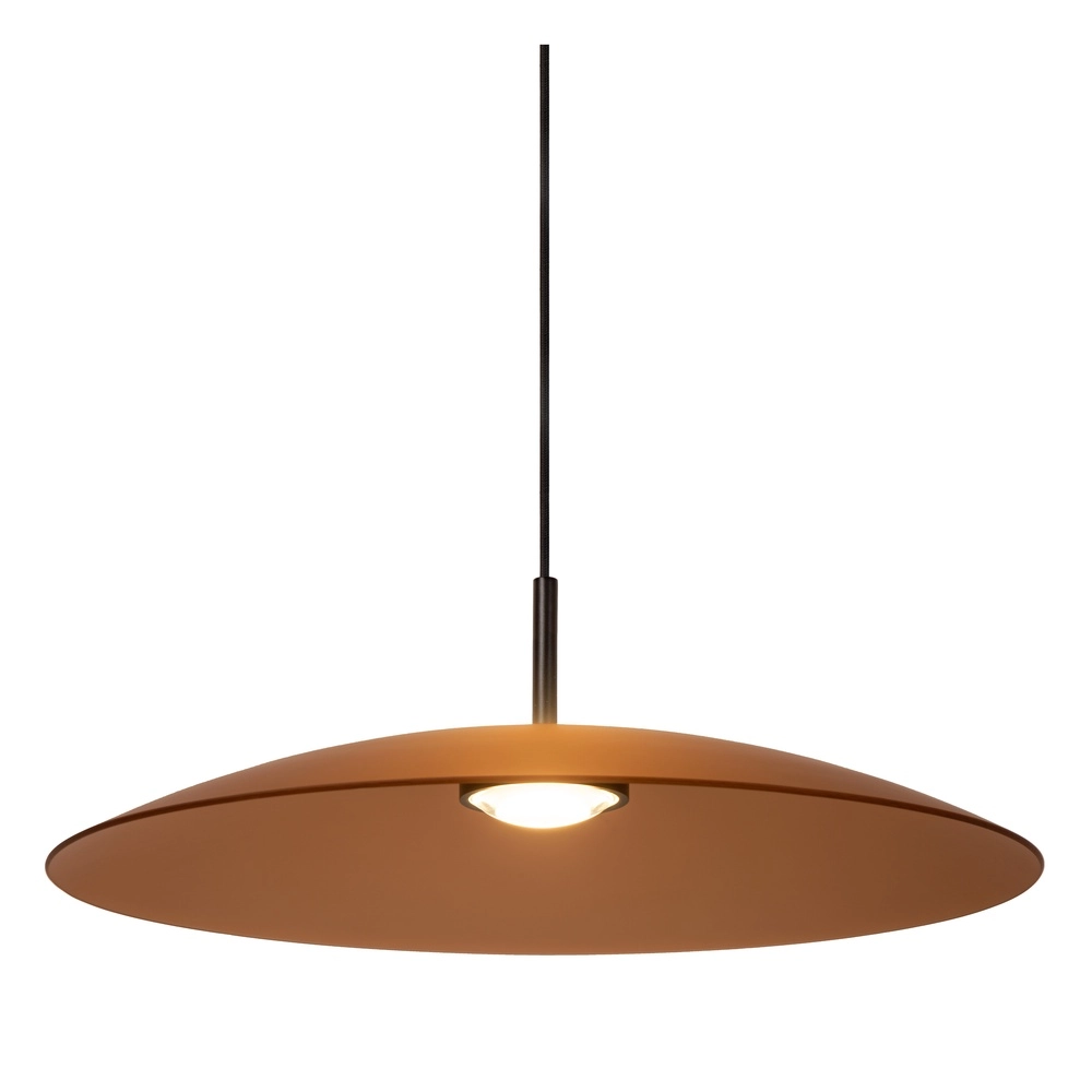Lampe suspendue élégante Menga Ø verre ambré de 60 cm Premium by Lucide 5411212251169