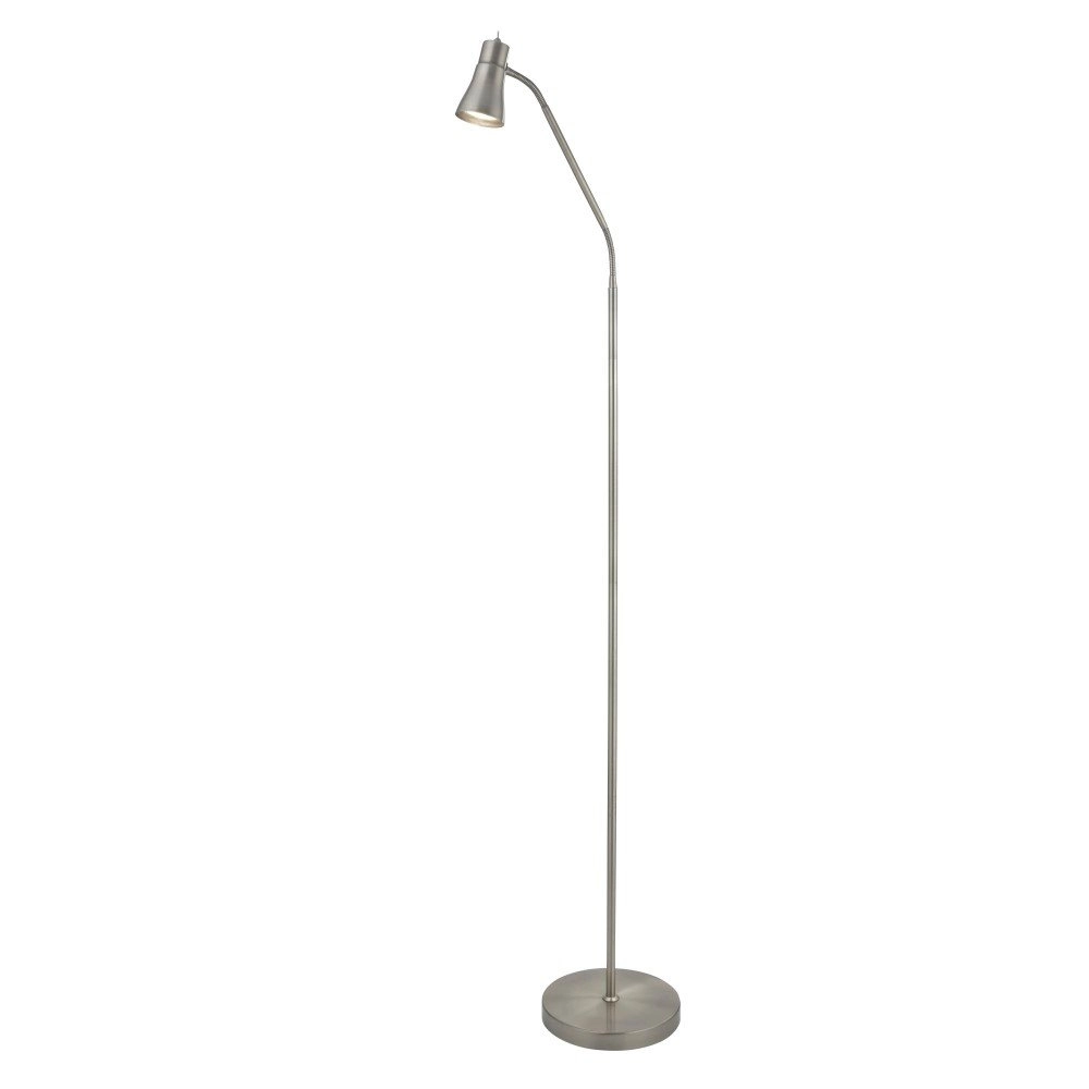 Lampe de lecture Fusion 167cm gris métallisé Lampe de lecture Fusion 167cm gris métallisé
