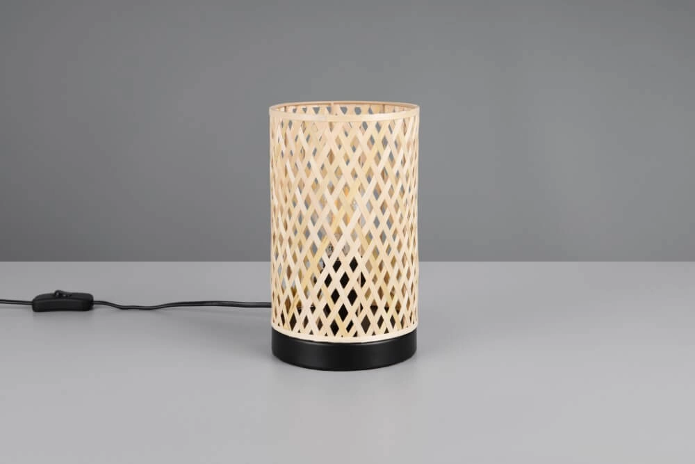 Lampe de table crème Laurent avec noir Ø 14cm Trio 4017807637595