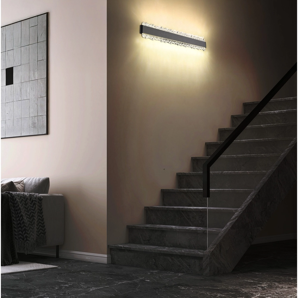 Lampe murale noire Stalagmita 48 cm Globo 9007371566754