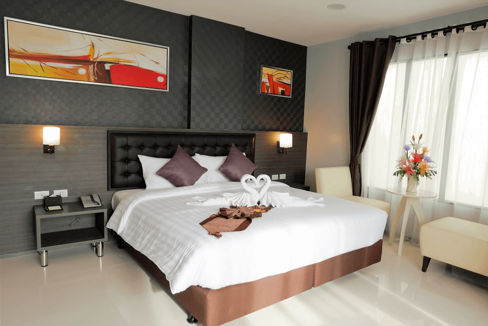 Jolie applique Mokka noir avec de l'or Artdelight 8719831735464