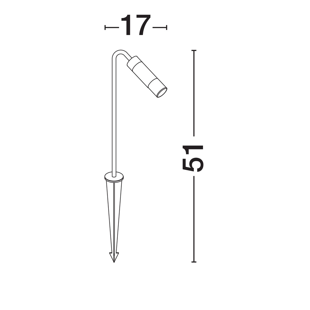Lampe de jardin Aether avec cale Lyora 5212017453969