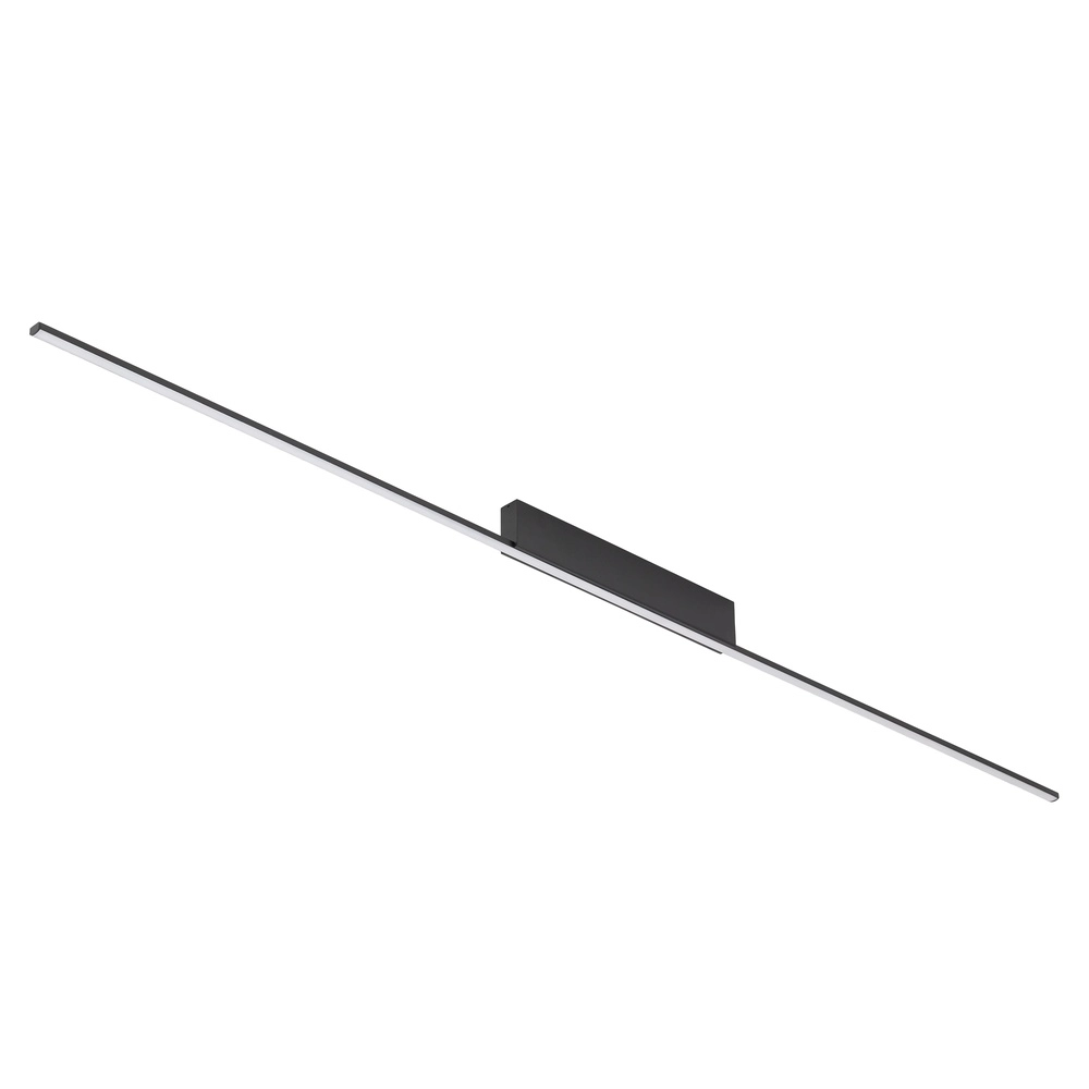 Lampe de plafond élégante Giavellotto Led noir 150,5 cm