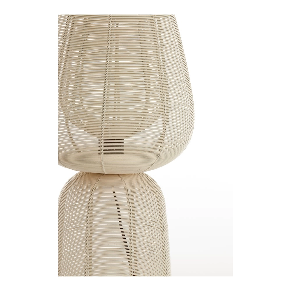 Lampe de table Aboso blanc Ø 24cm Light & Living 8717807701598