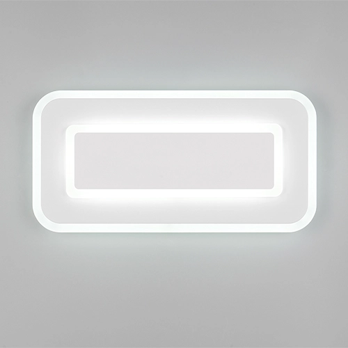 Lampe de plafond moderne Riva blanc 40 cm Trio 4017807682939