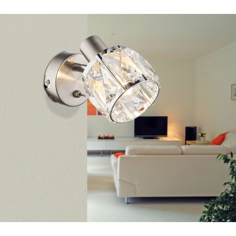 Lampe murale Kris nickel Globo 9007371357253