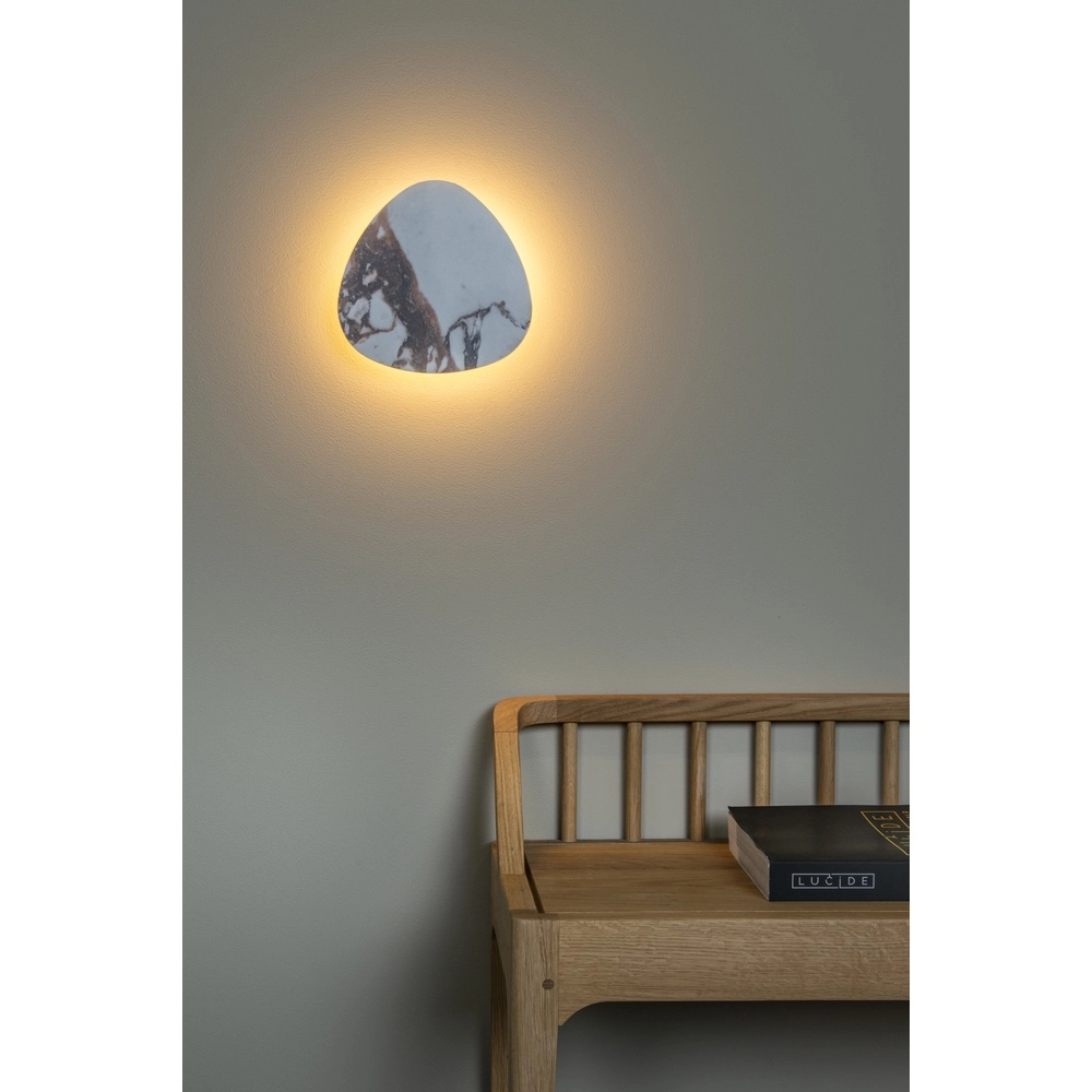 Lampe murale unique Kamien marbre 20 cm Premium by Lucide 5411212421265