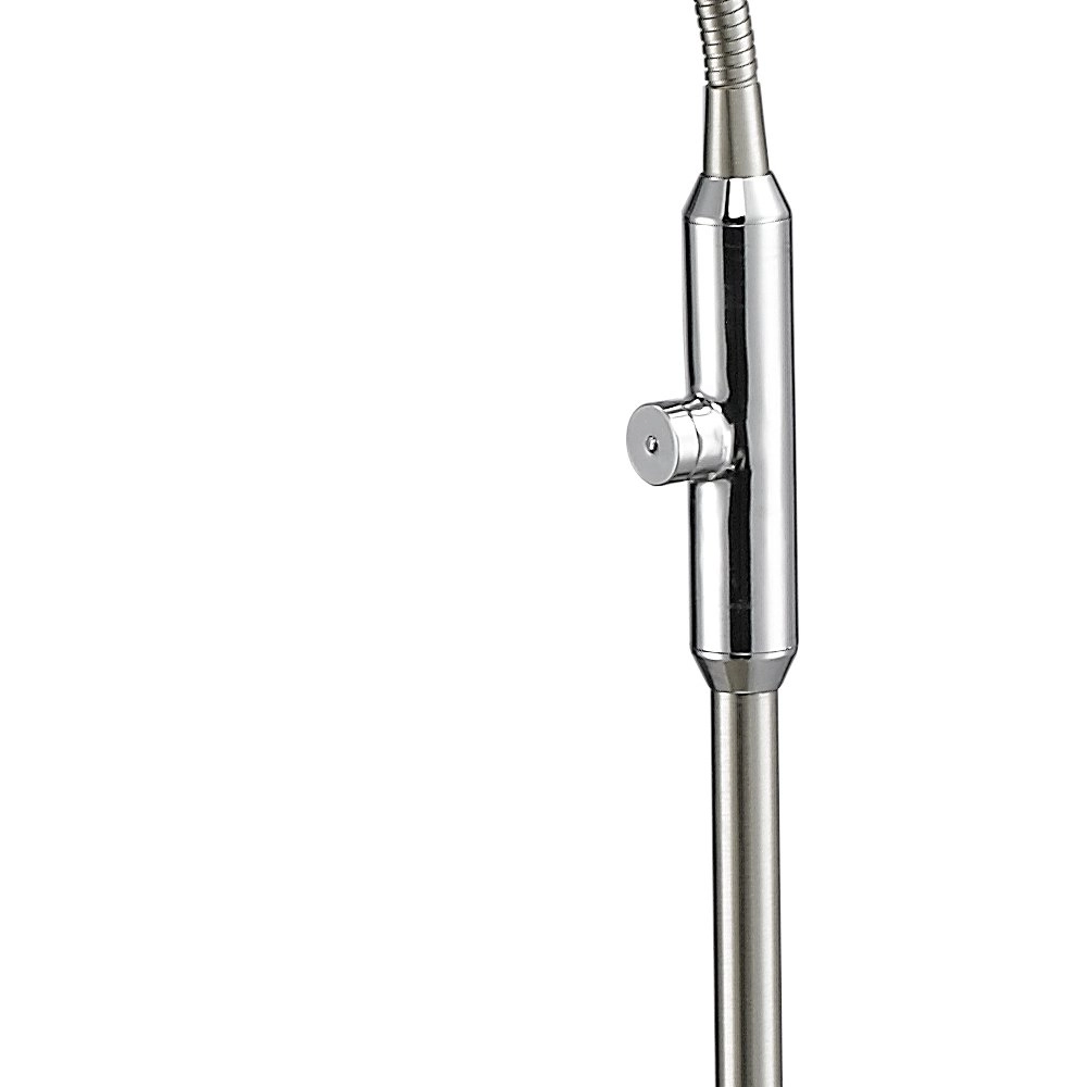 Lampe de lecture led Bergamo gris métallisé Trio 4017807367591