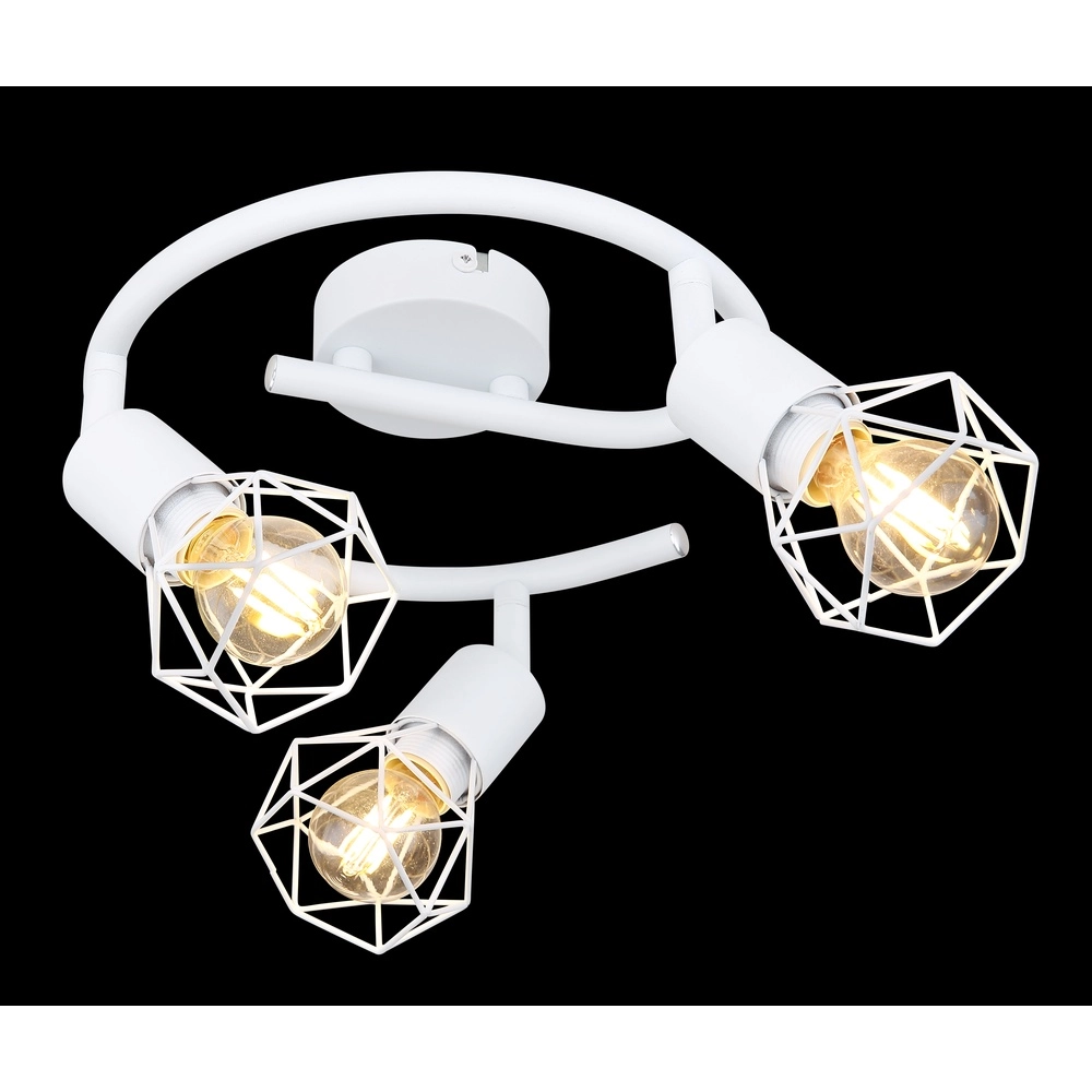 Lampe de plafond Xara I Blanc à 3 lumières Globo 9007371400997