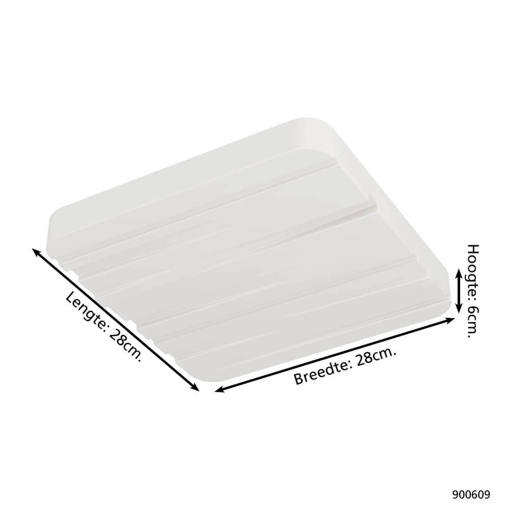 Plafonnier LED moderne Ferentino 28 par 28 cm Eglo 9008606245079