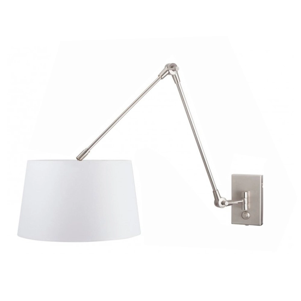 Lampe de table abat-jour Gramineus gris métallisé Steinhauer 8712746093773