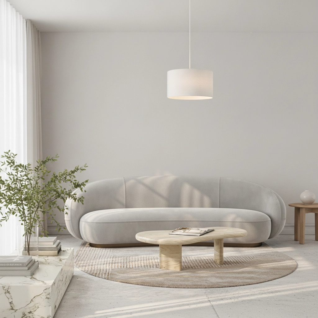 Lampe suspendue Syrin Blanc